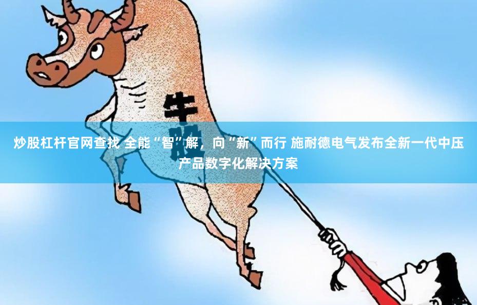 炒股杠杆官网查找 全能“智”解，向“新”而行 施耐德电气发布全新一代中压产品数字化解决方案
