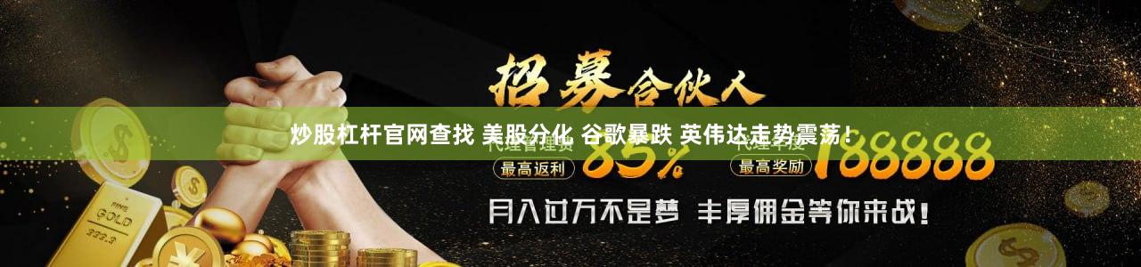 炒股杠杆官网查找 美股分化 谷歌暴跌 英伟达走势震荡！